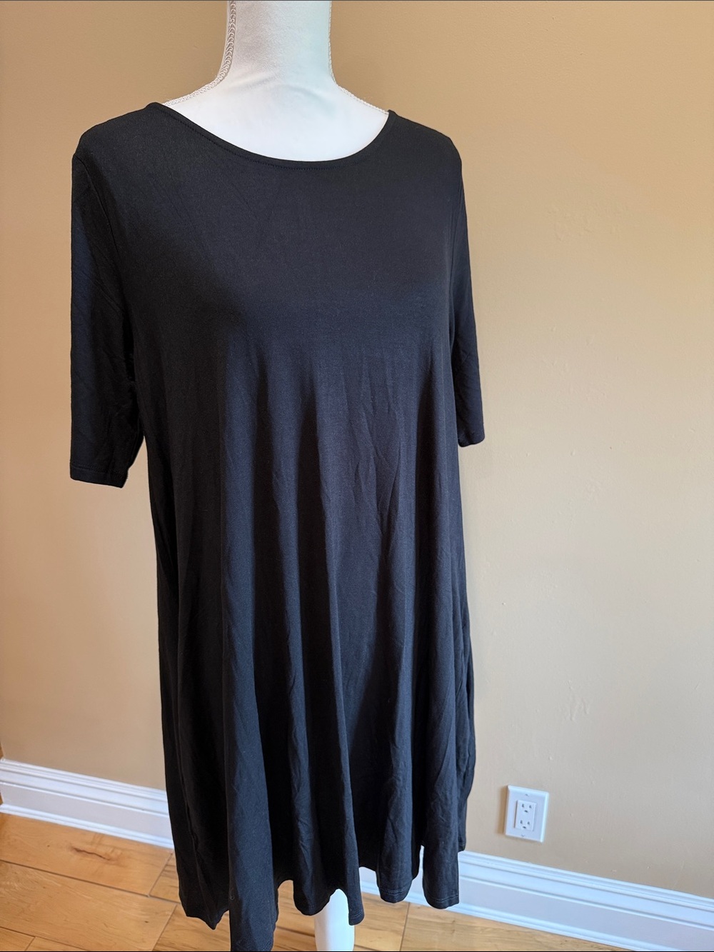 Agnes & Dora Black Women's Swing dress with Branded Tag
